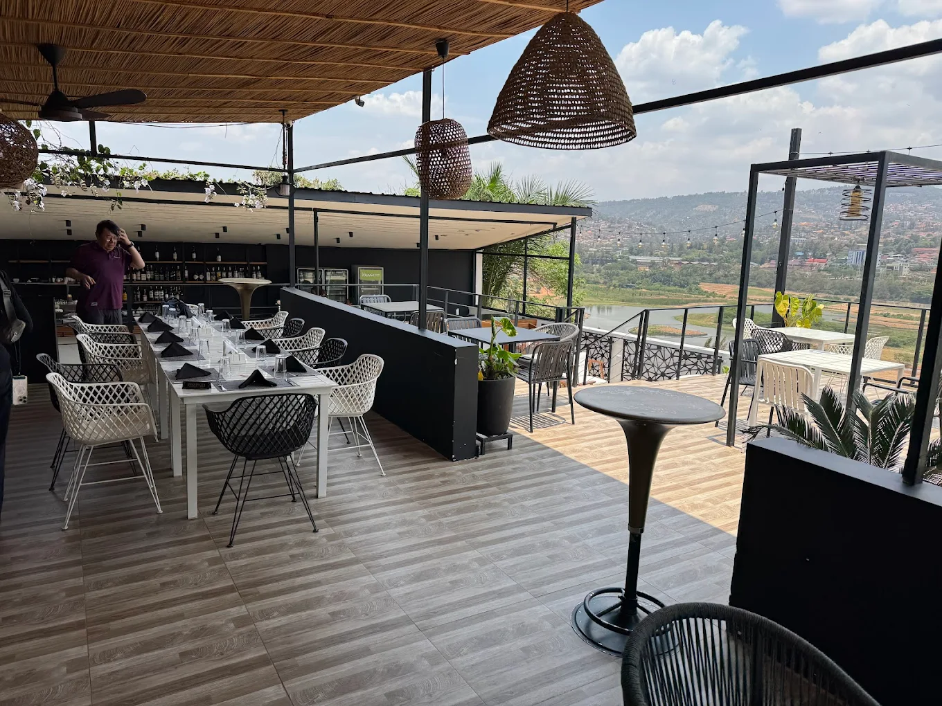 Outside Dining: The Best Sunset in Kigali