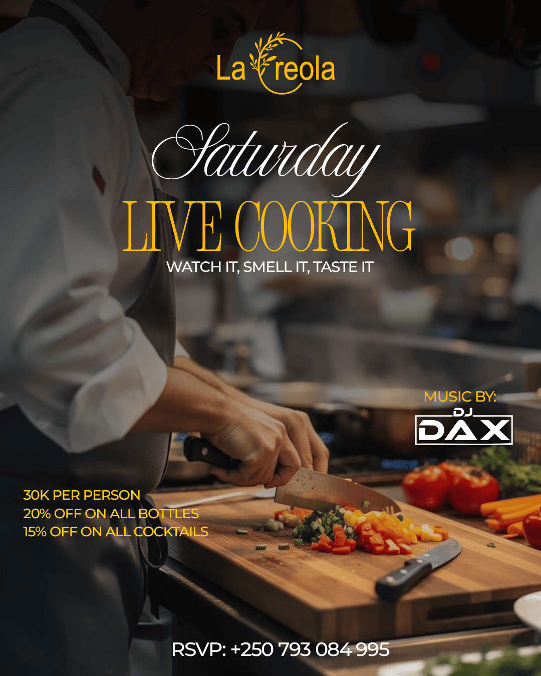 Live cooking & Music
