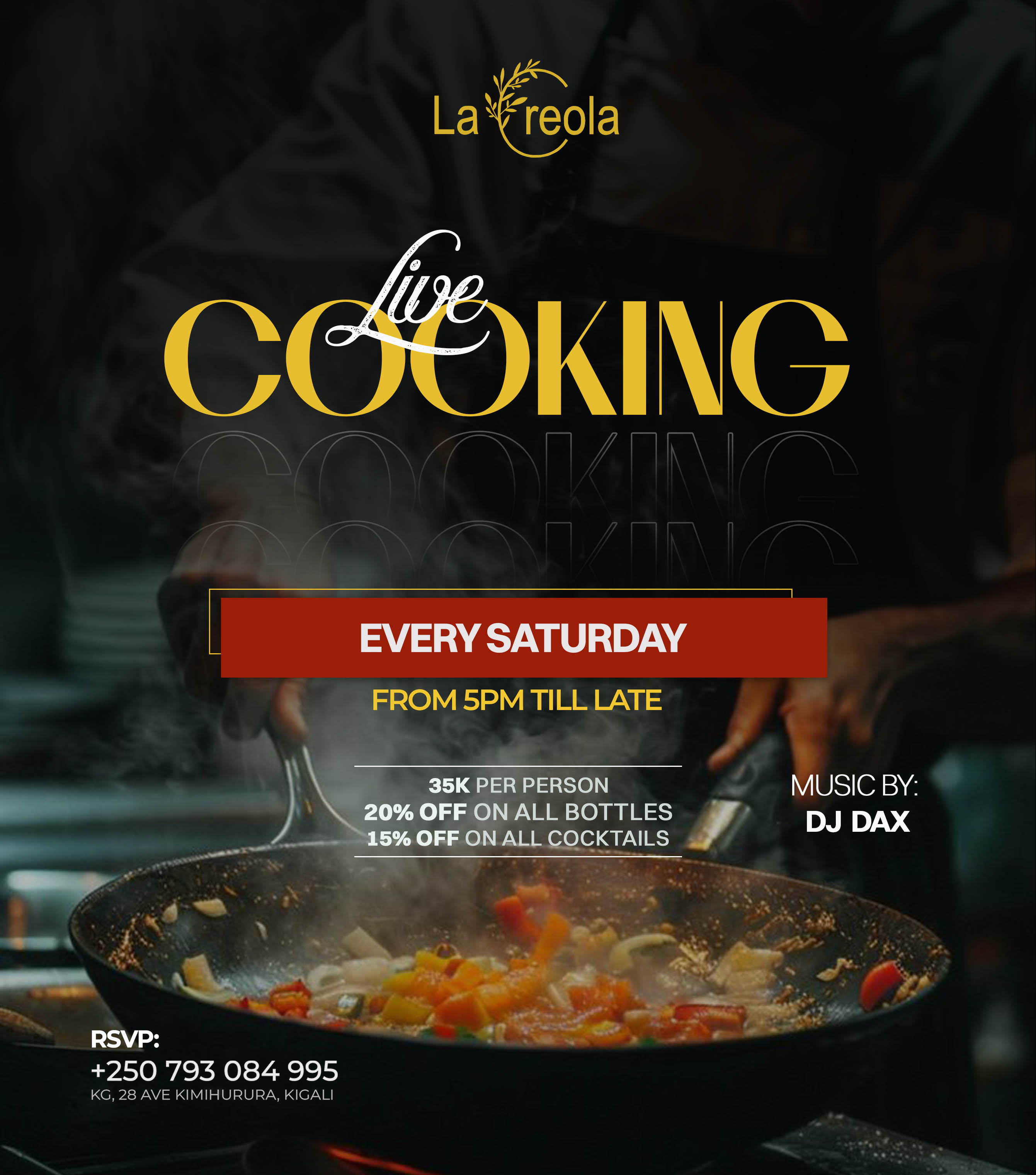 Live cooking & Music